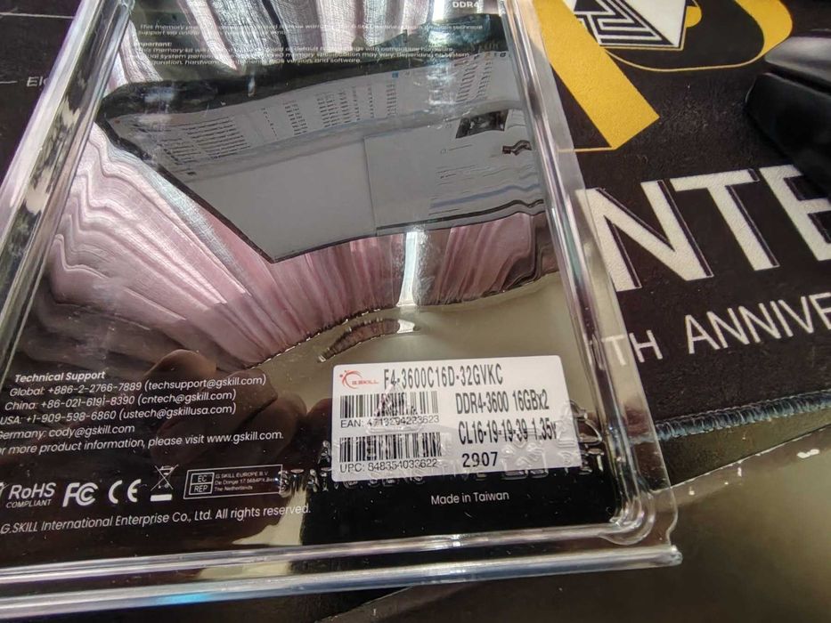 НОВА ! Рам Памет G.SKILL Ripjaws V Black 32GB (2x16GB) 3600Mhz DDR4