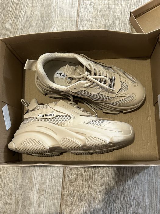 Steve Madden Possession Platform Sneaker - Bone