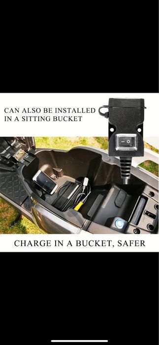 Priza moto  incarcare usb incarcator scuter atv telefon fast charge
