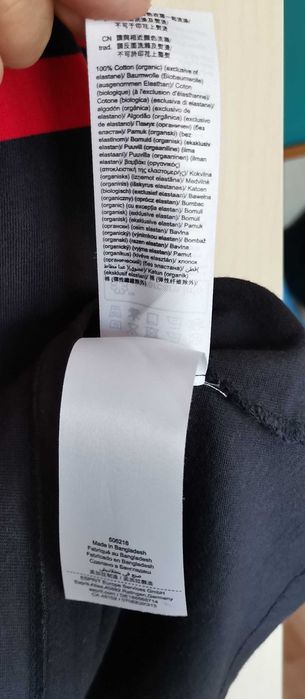Tricou ESPRIT bărbați dungi 100% bumbac organic Mărimea L impecabil