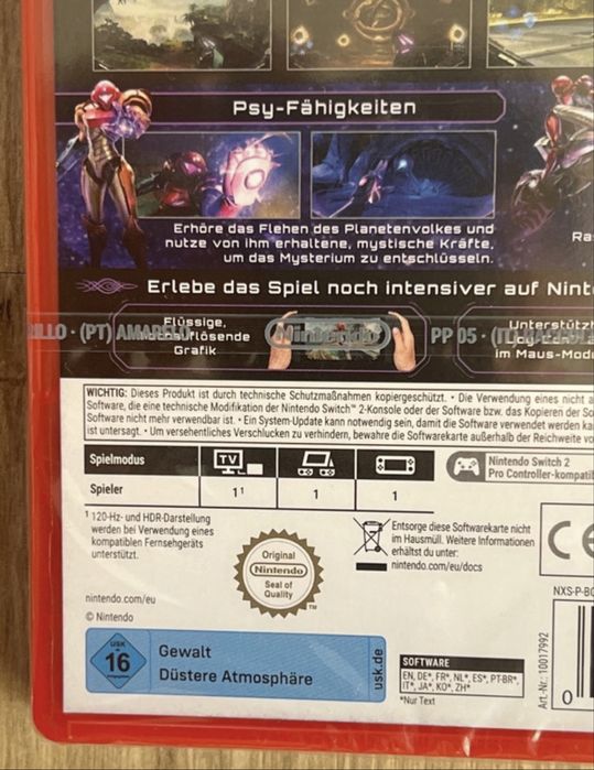 Metroid  Nintendo Switch 2(jocul este nou, sigilat)
