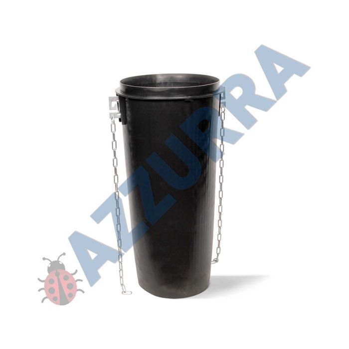 Tobogan evacuare moloz PVC RANFORSAT negru, Jgheab moloz