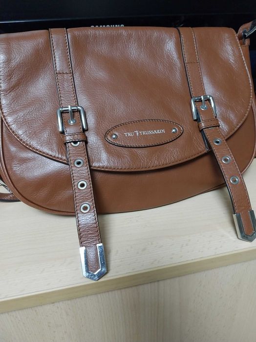 Geanta piele Tru Trussardi