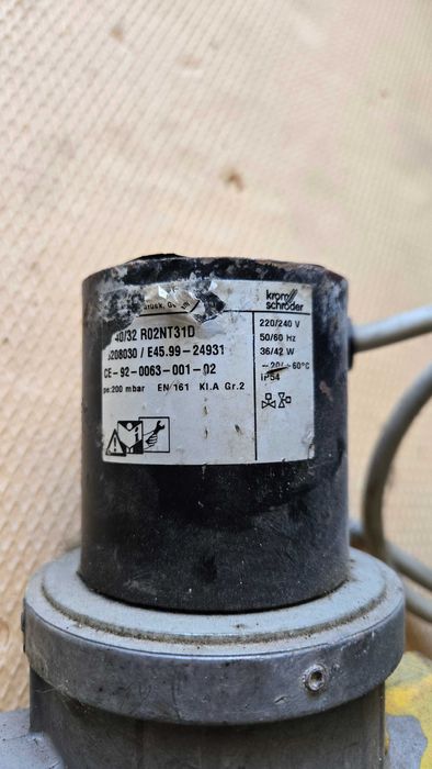Electrovalva de gaz