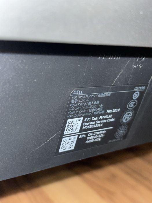 Monitor 27" DELL UltraSharp U2719D, LED IPS,