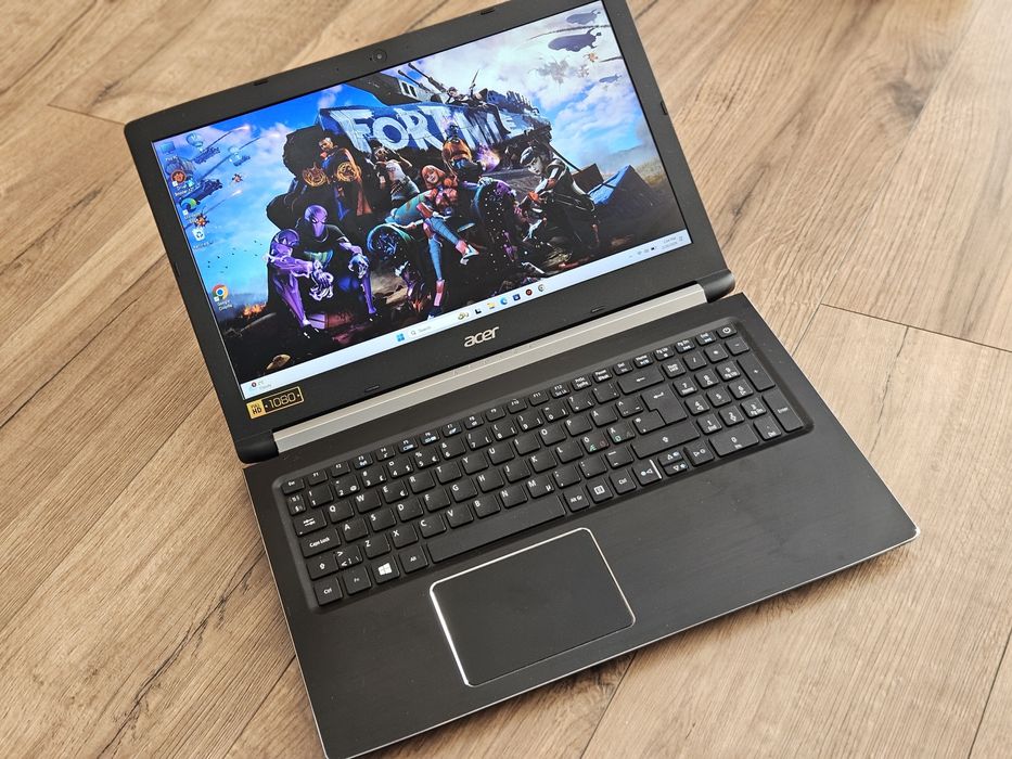 Laptop Acer gaming Intel i3 7th, SSD 256GB Nvme, 8GB DDR4, 2 placi FHD