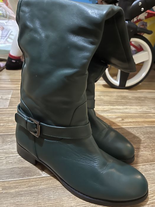 Сапоги кожаные Fabiani