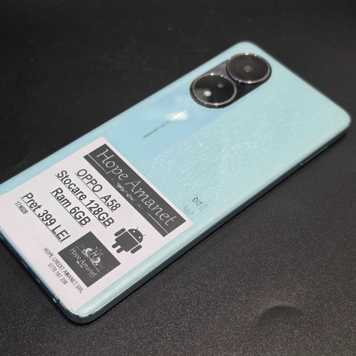 HOPE AMANET P8 Oppo  A58 128 gb 6 gb ram
