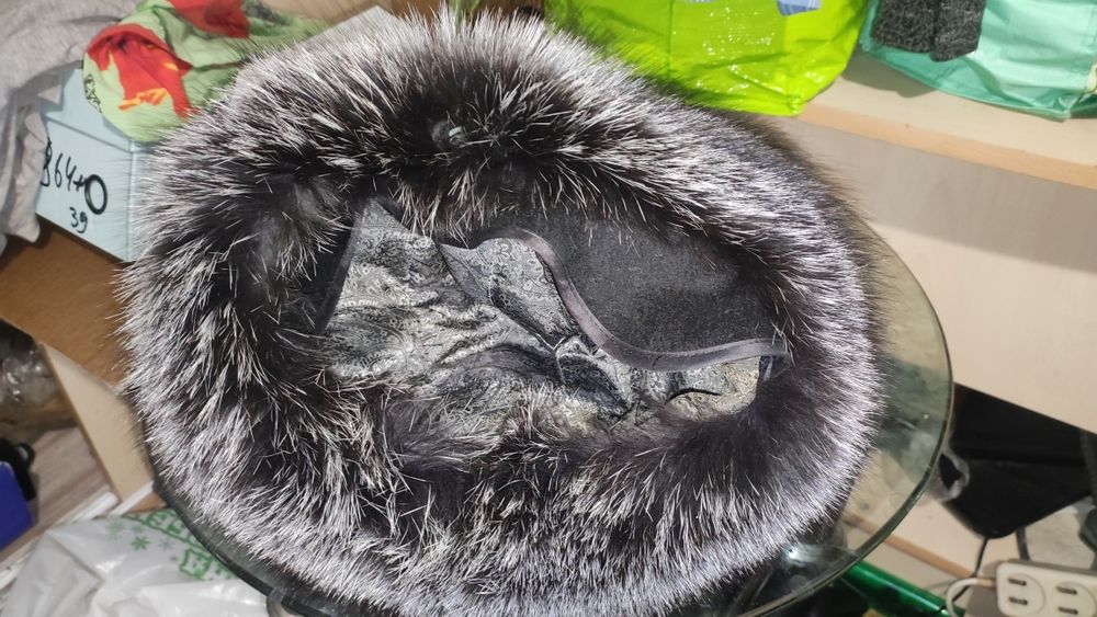 Продам шапку чернобурку