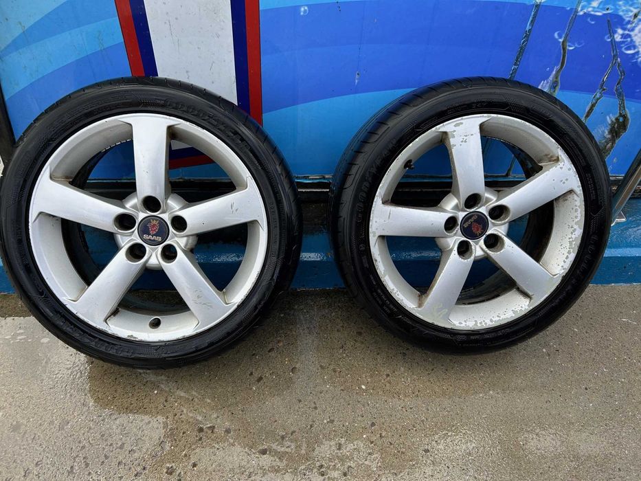 Jante Saab 93 aliaj 17 set x 4 anvelope 225 45 r17 Goodyear vara