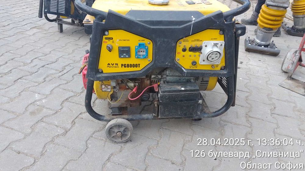 Генератор трифазен 6.7 kW Cimex PG8000T 2015