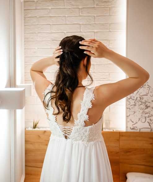 Сватбена рокля за бременни