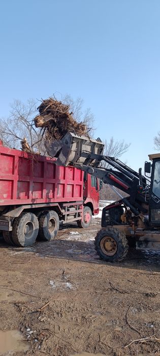 Услуги экскаватор-погрузчик и самосвала