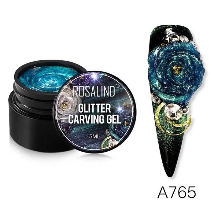 ROSALIND 3D Uv&Led пластелин с брокат за моделиране