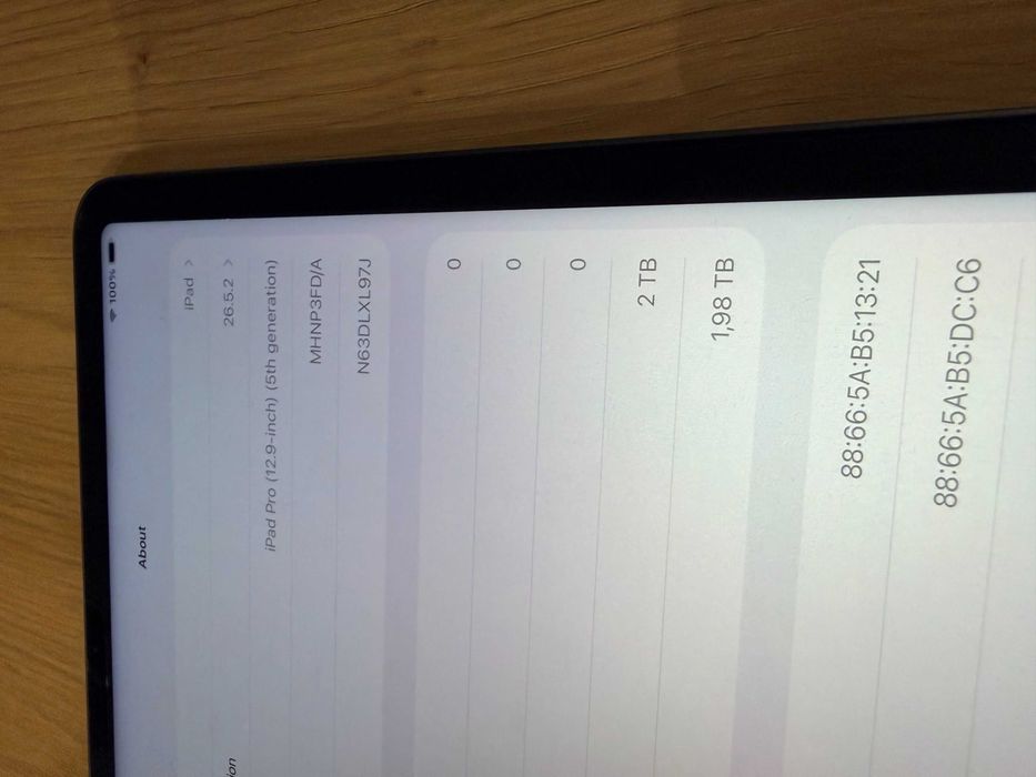 iPad Pro 12.9 (2021) (5th generation) - Apple M1 chip - 2T - WiFi