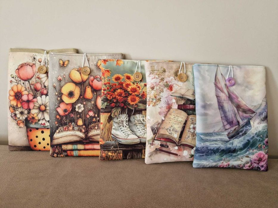 Калъф за книга – картина от плат