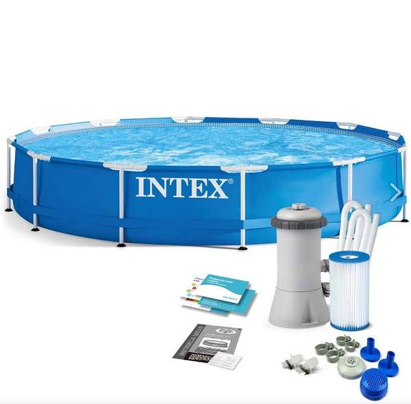 Basseyn Intex Karkasniy Prism Frame 305x76 metr +FILTR+DASTAVKA bepul