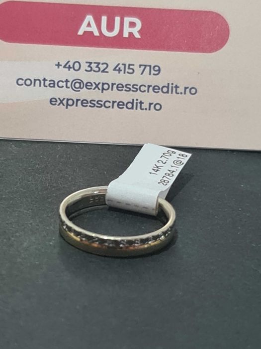 Inel Aur 14K (Ag18 Tutora b.28784.1) Garantie 2 ani!