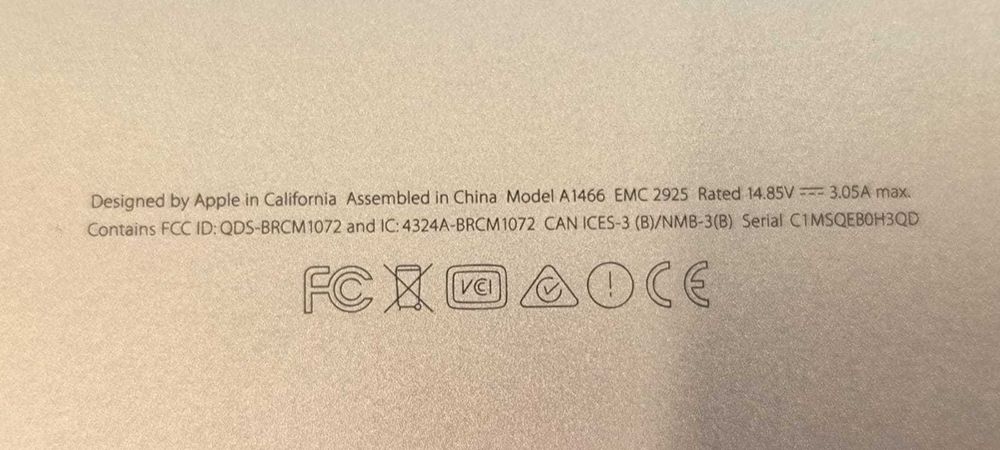 MacBook Air. 2015, A1466