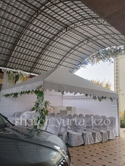 Шатер, Палатка, Прокат Шатров, столы стулья с посудой.