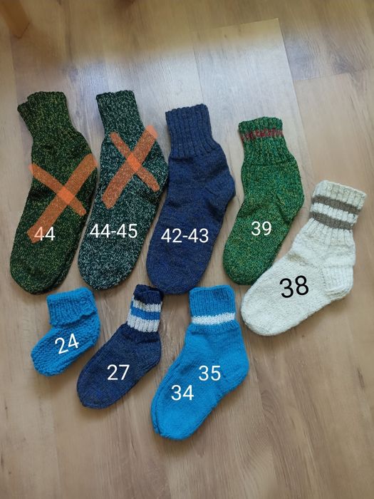 Носки ручной работы 2000тг