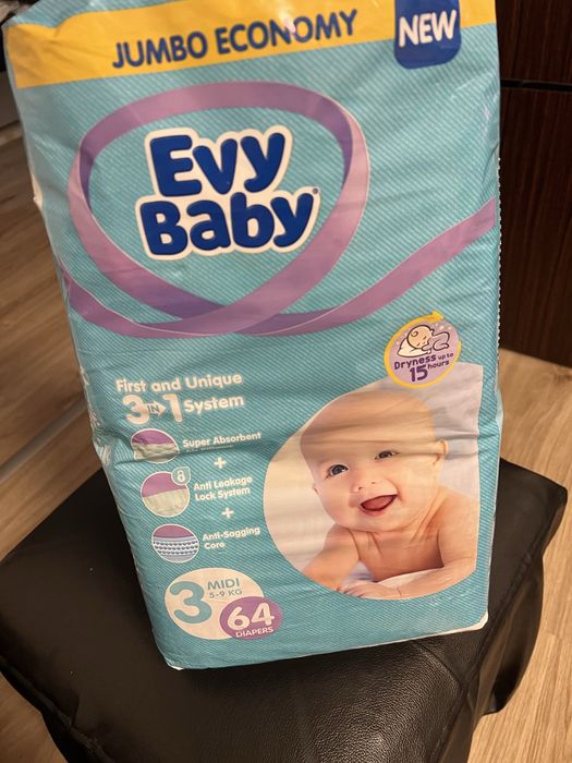 Pampers Premium Care 3 - 78 pcs + evy baby