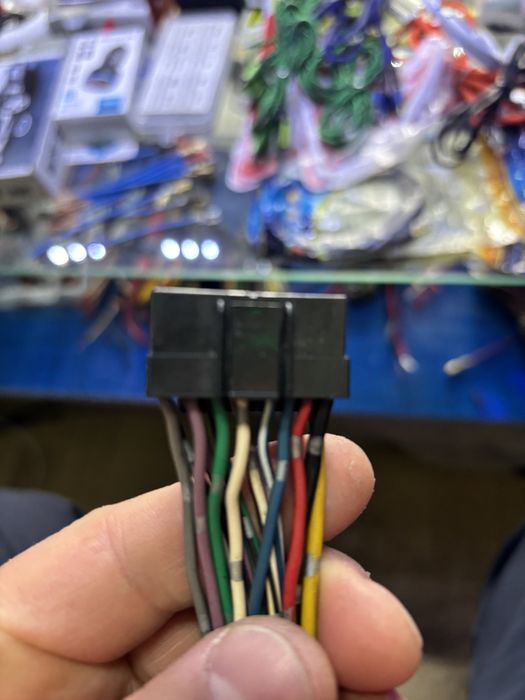 Штекер магнитола JVC