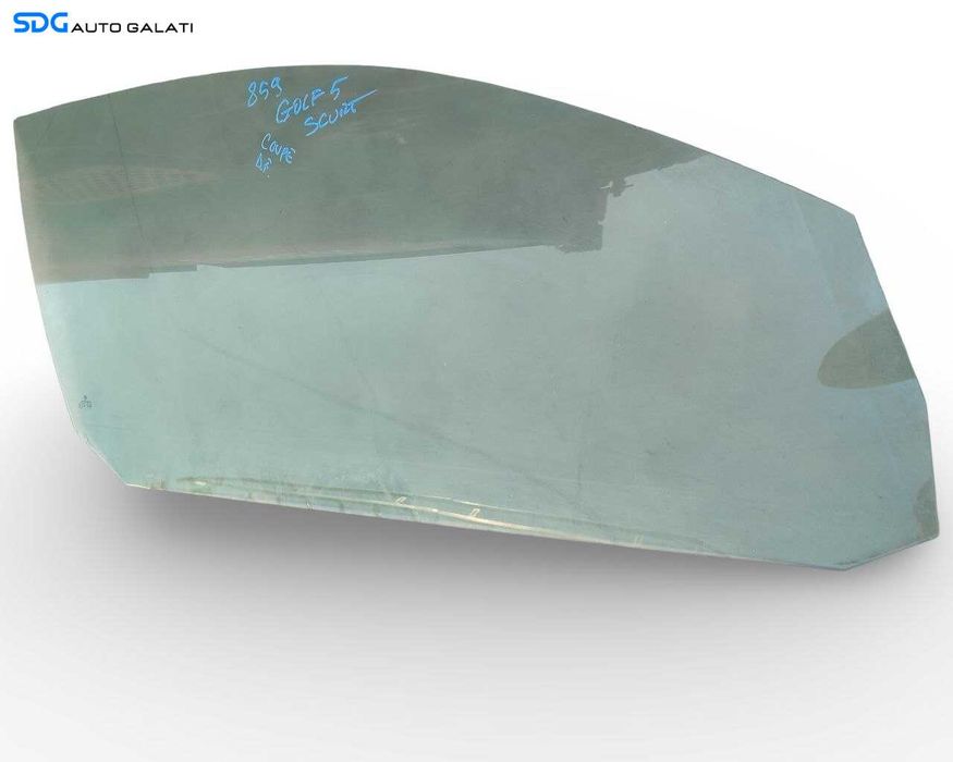 Geam Sticla de pe Usa Portiera Dreapta Fata Volkswagen Golf 5 Coupe 2004 - 2008 [A1053]