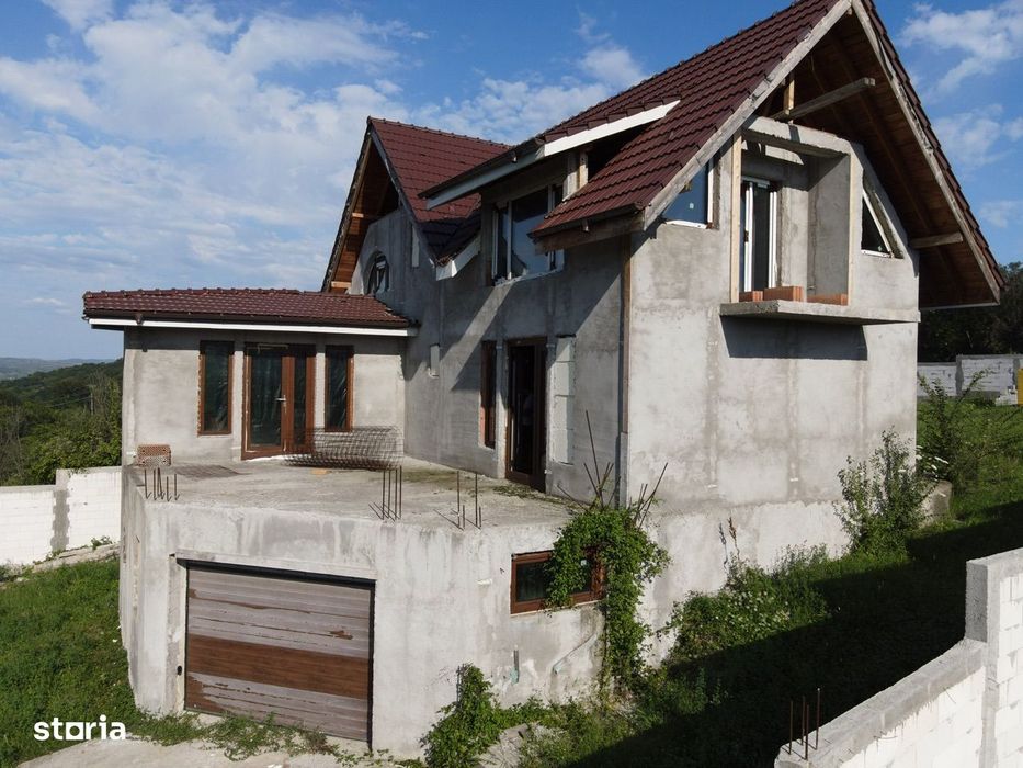 Vând casă în construcție, 303 mp construiți, Măgura D+P+M, jud. Buzău