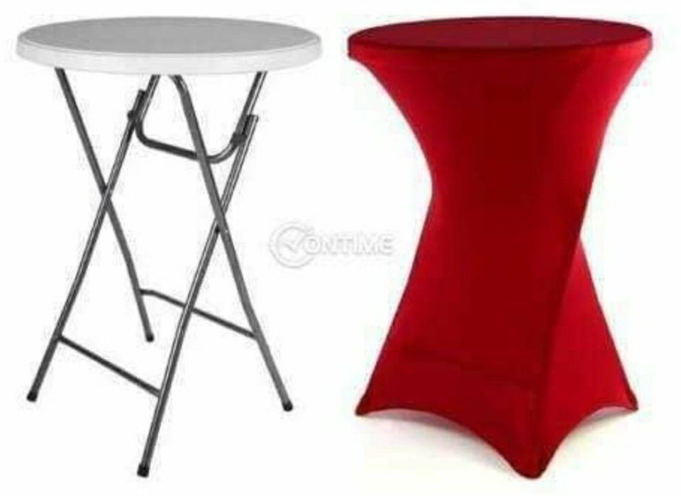 Маса Кетъринг сгъваема метални крака 4 модела Чисто нови