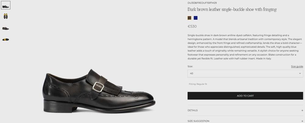 Pantofi loafer de lux 42 42.5 Migliore lucrati manual piele naturala superioara maro