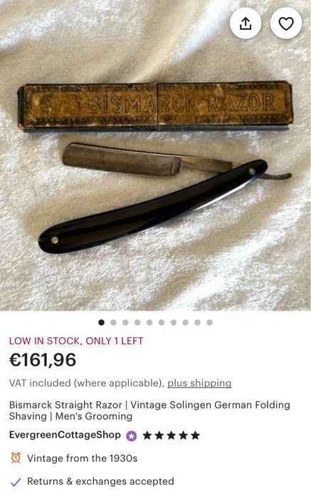 Brici vintage Bismarck – Solingen, Germania