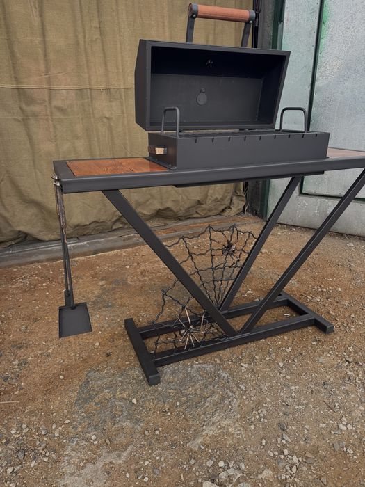 Мангал барбекю с решеткой гриль