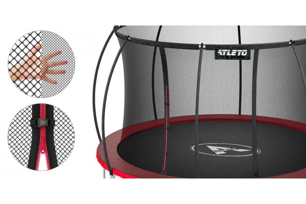 ПРОМОЦИЯ ! Детски батут AtletoS Ф183 см, зелен,червен,син 129 EUR