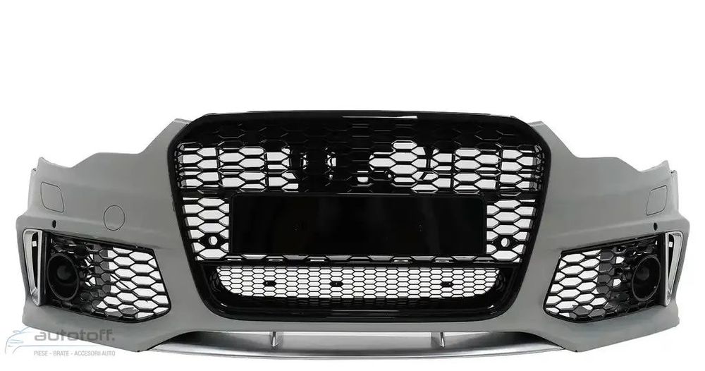 Bara Fata cu Grila Centrala compatibil cu Audi A6 4G (2011-2015) RS6 Design