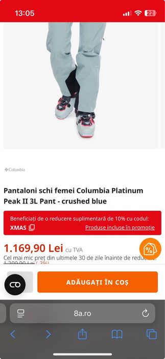 Costum ski Columbia Titanium – NOU