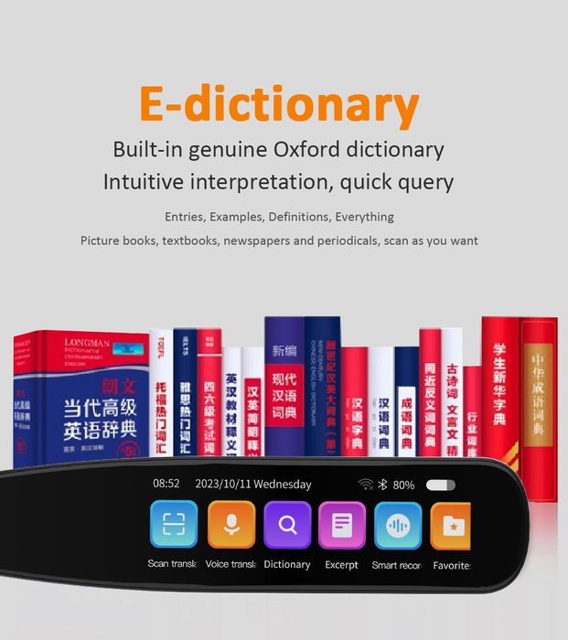 Высокоточный ручка переводчик, translation pen translator, tarjimon