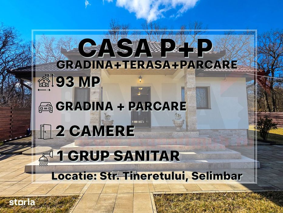 Casa NOUA cu acces la PADURE | Terasa+ Teren+Gazon | Acces Auto |VIDEO