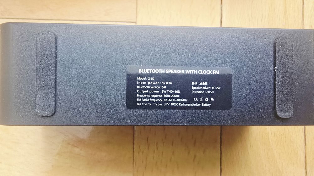 Ceas de masa digital, display Led, cu radio, bluethooth, Nou