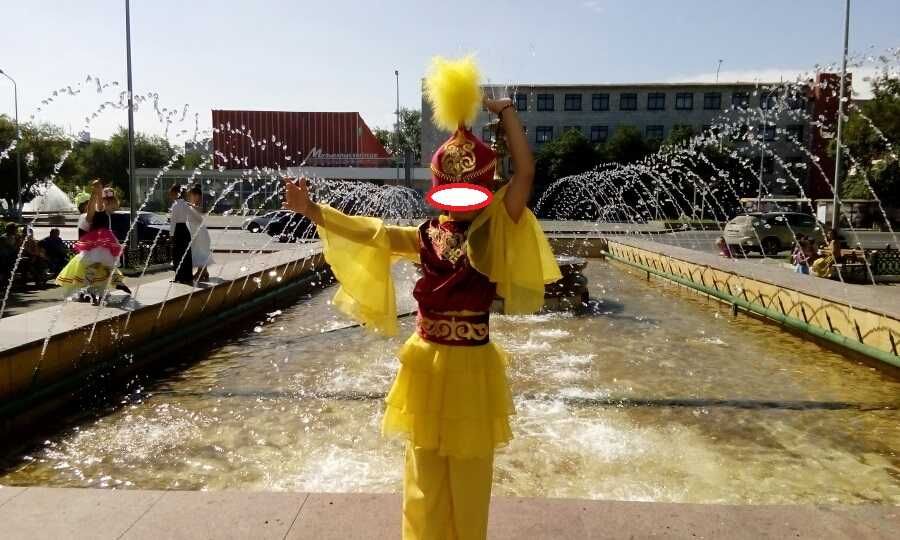 Казахский костюм на девочку 5-7 лет