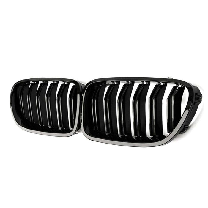Set 2 grile negre M BMW Seria 5 F10 F11 2009-2017 negru lucios