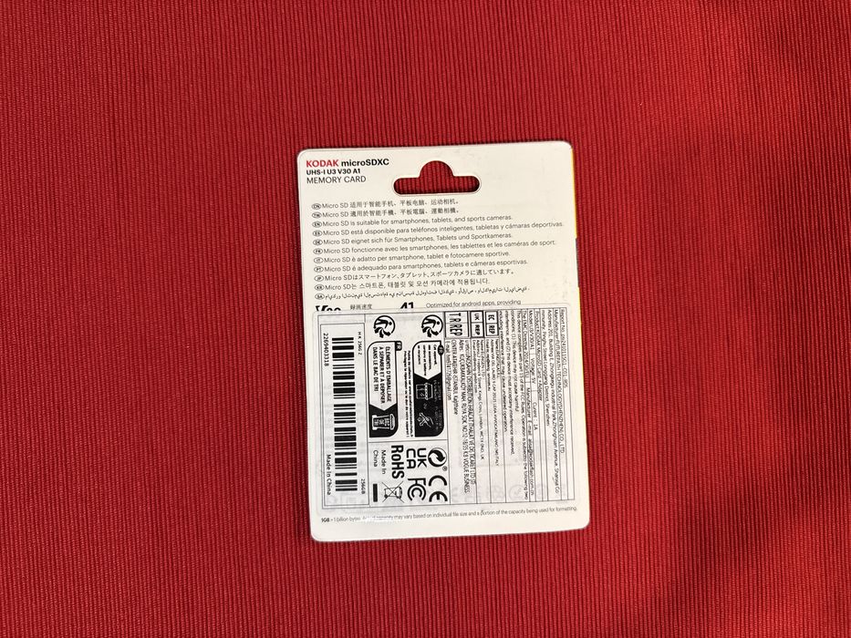 KODAK Micro Sd card 256GB