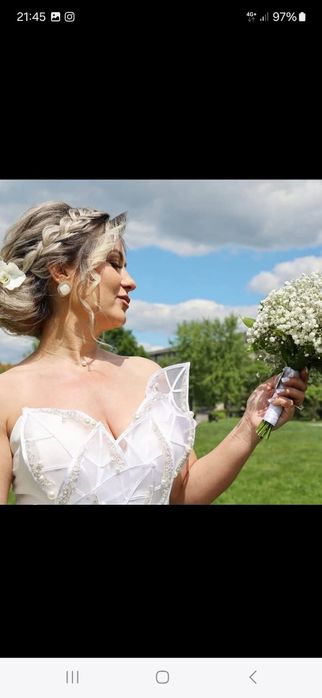 Vând rochie cununie civila mărimea S