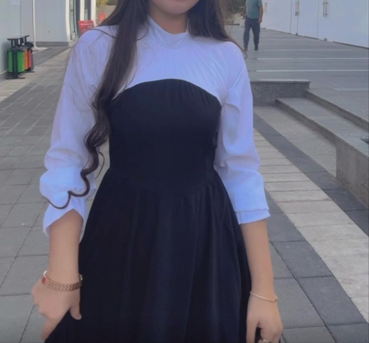 Сарафан классический корсетли