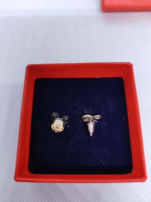 Серьги серебро Мики Маус