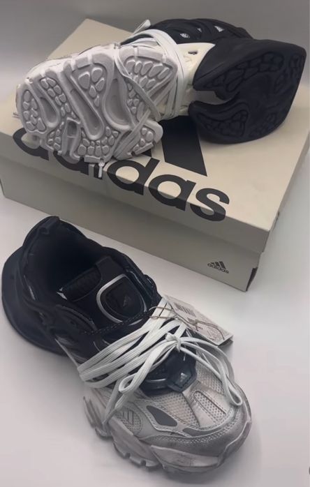 Нови дамски маратонки Adidas XLG Runner Deluxe black/white