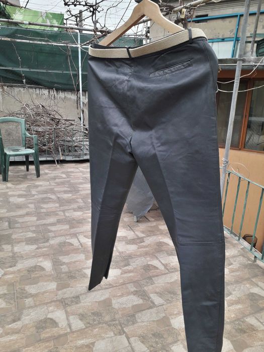 Комплект кожено яке с панталон