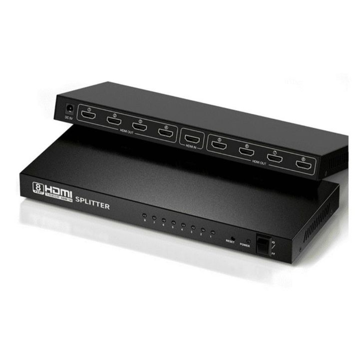 HDMI Splitter 1x8 — бу юқори сифатли видео тақсимлагич