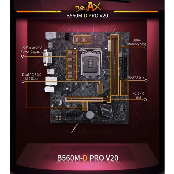 Плата B560M lga1200 OEM