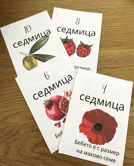 Карти “ Моята бременост”